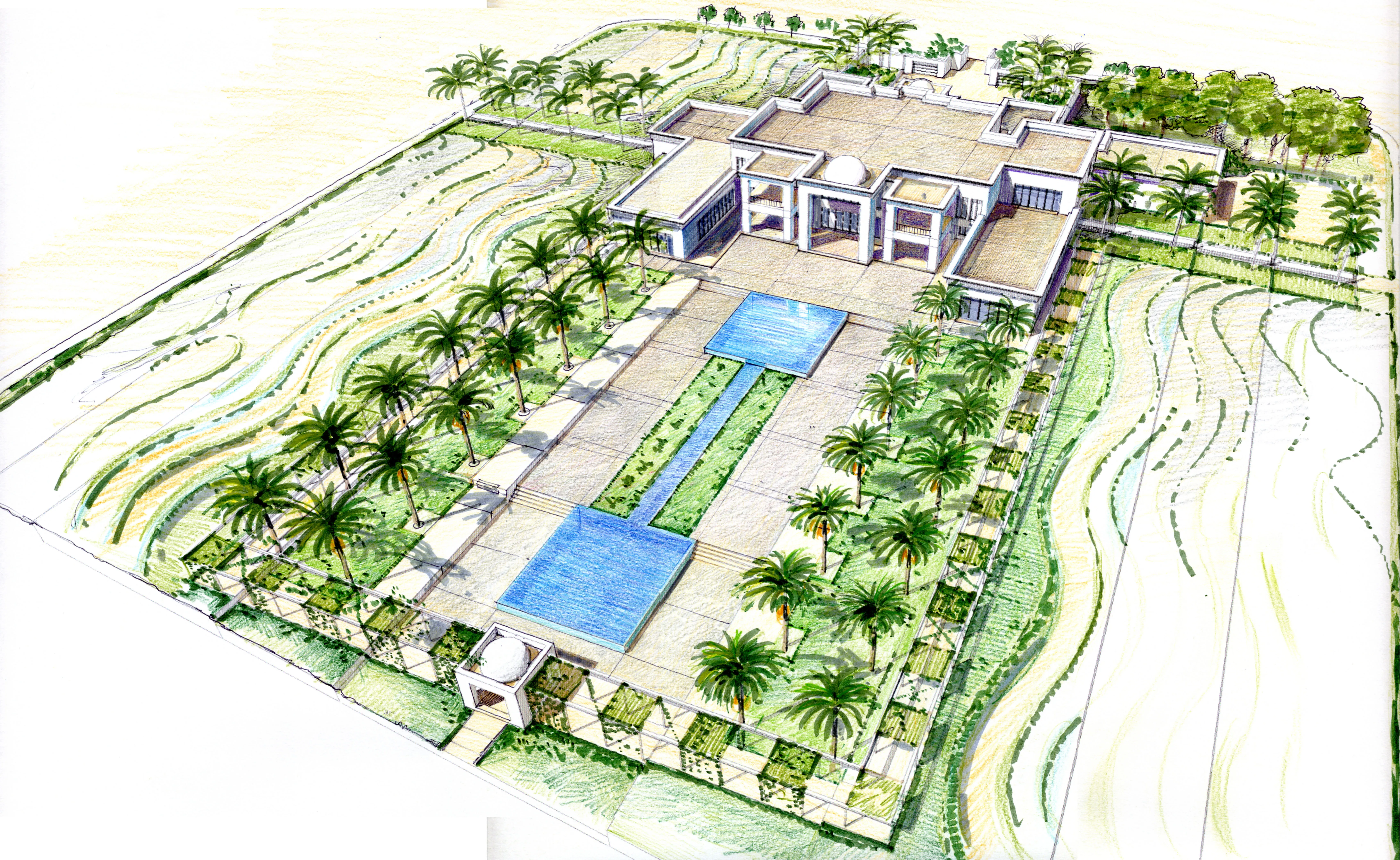 Segunda vista villa Qatar